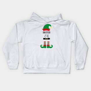 brother elf cute christmas xmas gift Kids Hoodie